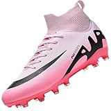 Csgkag Fußballschuhe Herren High Top Spike Cleats Professionelle Fussballschuhe...