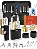 FAHEFANA 38-teiliges Lockpicking Set, [2022 Schwierigkeit Upgrade] Dietrich Set...