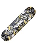 MUWO Street Skateboard 31 x 8 Zoll - Komplettboard für Einsteiger aus stabilem...