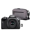 Canon EOS R100 + RF-S 18-45mm F4.5-6.3 is STM Objektiv + Kameratasche + 64GB...
