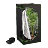 Relaxdays Growzelt, HxBxT: 120x60x60 cm, reflektierende Innenfolie,...