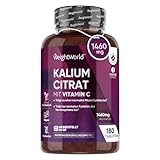 Kalium Tabletten - Muskelaufbau, Elektrolyte & Blutdruck (EFSA) - 1460mg pro...