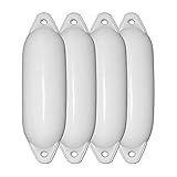 Majoni 4er-Set Bootsfender Star 25 - Farbe weiß, Länge 58cm