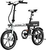 HITWAY E Bike 16 Zoll Elektrofahrrad E Bike, Pedelec mit 250W Motor, 25km/h...