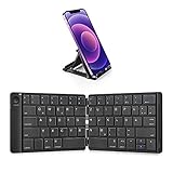 Samsers Faltbare Bluetooth Tastatur - Tragbare kabellose Tastatur mit...