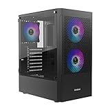 GAMDIAS Talos E3 Mesh Gaming PC-Gehäuse, Mid-Tower-ATX-Gehäuse mit seitlicher...