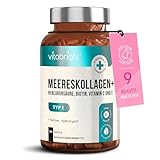 Kollagen Kapseln Hochdosiert 2450 mg | Hydrolysiertes Meeres Collagen Peptide |...