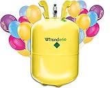 Trendario Ballongas, Helium für bis zu 50 Luftballons, Einwegflasche mit...