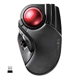 ELECOM 2,4 GHz kabellose Fingerbedienung, große Trackball-Maus,...