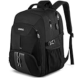 Extra Groß Rucksack Herren 50L Wasserdicht Arbeit Laptop Rucksack für 17 zoll...