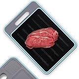 NK Auftaubrett für Lebensmittel + Schneidebrett (4-in-1) - Auftauen, Schneiden,...