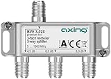 Axing BVE 3-02X 3-Fach Verteiler (unsymmetrisch) 4,5/8/8 dB 5-1800 MHz TV Data...