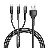RAVIAD Multi USB Kabel, 3 in 1 USB Ladekabel Nylon Multi Ladekabel 3 in 1...