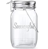 SONNENGLAS Classic 1000ml | Die Original Solarlampe/Solar-Laterne im Einmachglas...