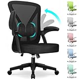 Hinonde Bürostuhl,Schreibtischstuhl mit Hochklappbare Armlehnen und...