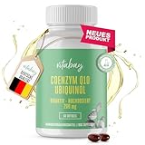 Vitabay Coenzym Q10 UBIQUINOL Kapseln Hochdosiert 200mg - Depot Komplex - 60...