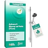 hansgrohe Activera Select S - Duschset mit Duschkopf wassersparend (EcoSmart, 2...