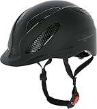 Covalliero Reithelm eXite, Damen, Herren, schwarz, Umfang 52-56 cm, Disc-System,...