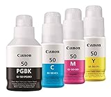 Canon Original GI-50 PGBK/C/M/Y Multipack Nachfülltinte - schwarz 6.000 Seiten,...