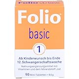 SteriPharm Pharmazeutische Produkte Folio basic 1 filmtabletten, 90 Stück