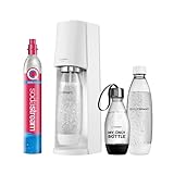 SodaStream Wassersprudler TERRA Vorteilspack mit CO2-Zylinder, 2x 1L...