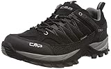 CMP Herren Rigel Low Shoe WP Trekking-Schuhe, Nero Grey, 44 EU