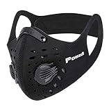 Powzdi Sport Maske Widerstand Atematmung Sauerstoff mit Ventil fürs Training...