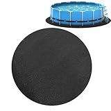 Pool Bodenplane Runden, 305cm Runde Poolmatte, Poolunterlage Bodenschutzplane...