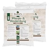 HaGaFe Pferdedung Pferdemist Rinderdung Kuhmist Universaldünger Dünger, 30kg...