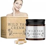 Organic Wild Yam Creme, Wild Yam Cream, Yamswurzelcreme für Damen,...