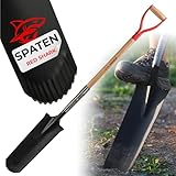 STREND PRO Spaten | Premium RedShark Gärtnerspaten | Drainagespaten mit...