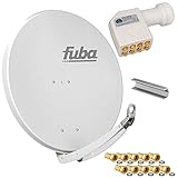 FUBA 85cm für 8 Teilnehmer (Direktanschluss) Digital SAT Anlage DAA850G + Octo...