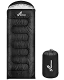 Schlafsack Outdoor für Camping: Sportneer 3-4 Jahreszeiten Sommerschlafsack...