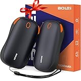 BOLEi Handwärmer Wiederaufladbar 10000mAh, Geschenke für Frauen, 2 in1...