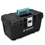 Navaris Werkzeugkasten 16' Box leer - 40,6 x 23,8 x 22cm - 19 Liter Volumen -...
