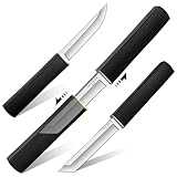 Moontay 2 in 1 Doppelmesser Outdoor Messer Survival, Scharfe Jagdmesser...