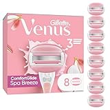 Gillette Venus ComfortGlide Spa Breeze Damenrasierklingen, 8 Ersatzklingen für...