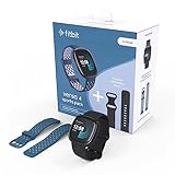 Fitbit Versa 4 Bundle (with Sports Band) Fitness Smartwatch with Built-in GPS...