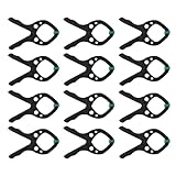 wolfcraft Federzwinge MINI 30 Set I 12 Stück Allzweckklemmen für Haushalt &...