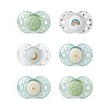 Tommee Tippee Lustige Schnuller, orthopädisch, symmetrisch, Silikon, BPA-frei,...