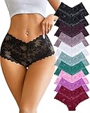 ALL OF ME 10er Pack Spitzen Unterwäsche Frauen Boxershorts Sexy Panties...