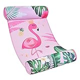 WERNNSAI Flamingo Aufblasbare Wasserhängematte - Pool Luftmatratze Float...