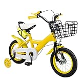 HUOMMGS Kinderfahrrad 12 Zoll Upgraded Jugend Fahrrad für ab 2-4 Jahre Kinder...