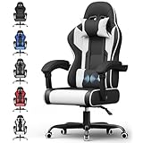 Airfish Bürostuhl Ergonomisch Gaming Stuhl Massage Gaming Sessel mit...