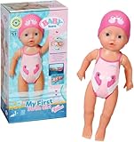 BABY born My First Swim Girl, Aufzieh-Badepuppe, wasserfest, funktioniert ohne...