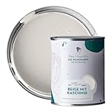 MissPompadour abwaschbare Wandfarbe Beige mit Kaschmir 1L - hohe Deckkraft &...