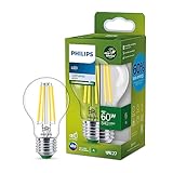 Philips LED Classic ultraeffiziente E27 Lampe, mit Energieeffizienzklasse A,...
