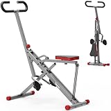 PASYOU Row-n-Ride Rudergerät Squat-Assist-Trainer, Trainingsgeräte für Bauch...