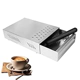 Kaffee-Klopf-Box-Behälter, Edelstahl Kaffeemühlen Klopf Box mit Abnehmbarer...