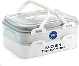 Kuchen Transportbox, Cupcake Transportbox, Muffin Transportbox, Kuchenbehälter,...